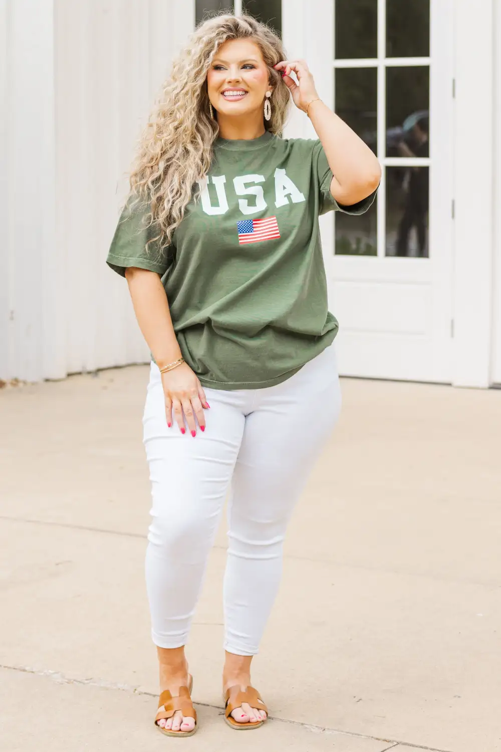 Comfort Colors: True American Spirit Tee, Moss