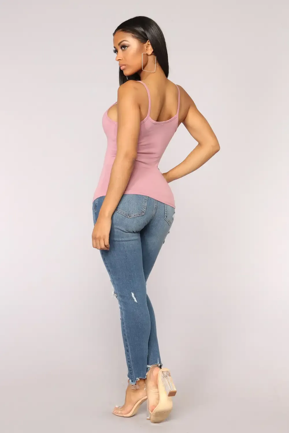 Something About You Ankle Jeans - Medium Blue Wash