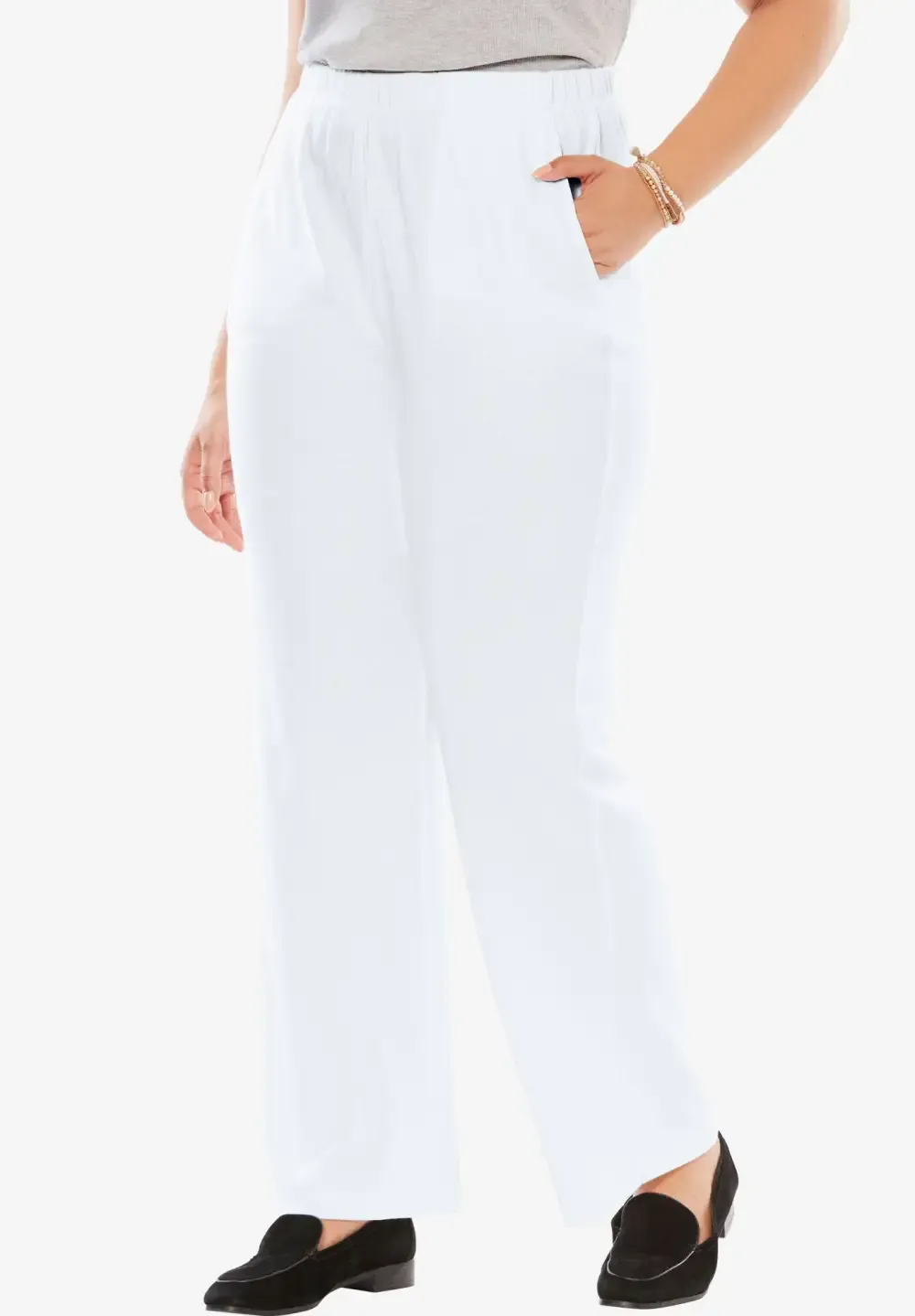 7-Day Knit Wide-Leg Pant