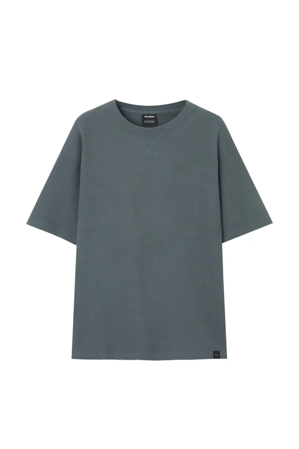 Basic short sleeve textured T-shirt