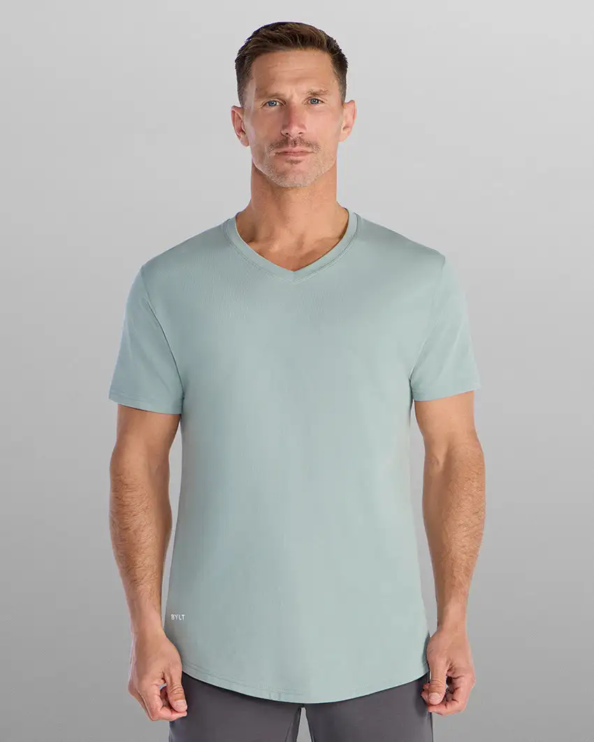 Drop-Cut V-Neck: Lux
