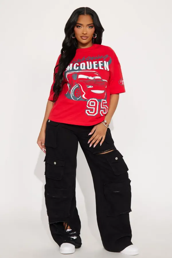 Cars Lightning Mc Queen 95 Tee - Red