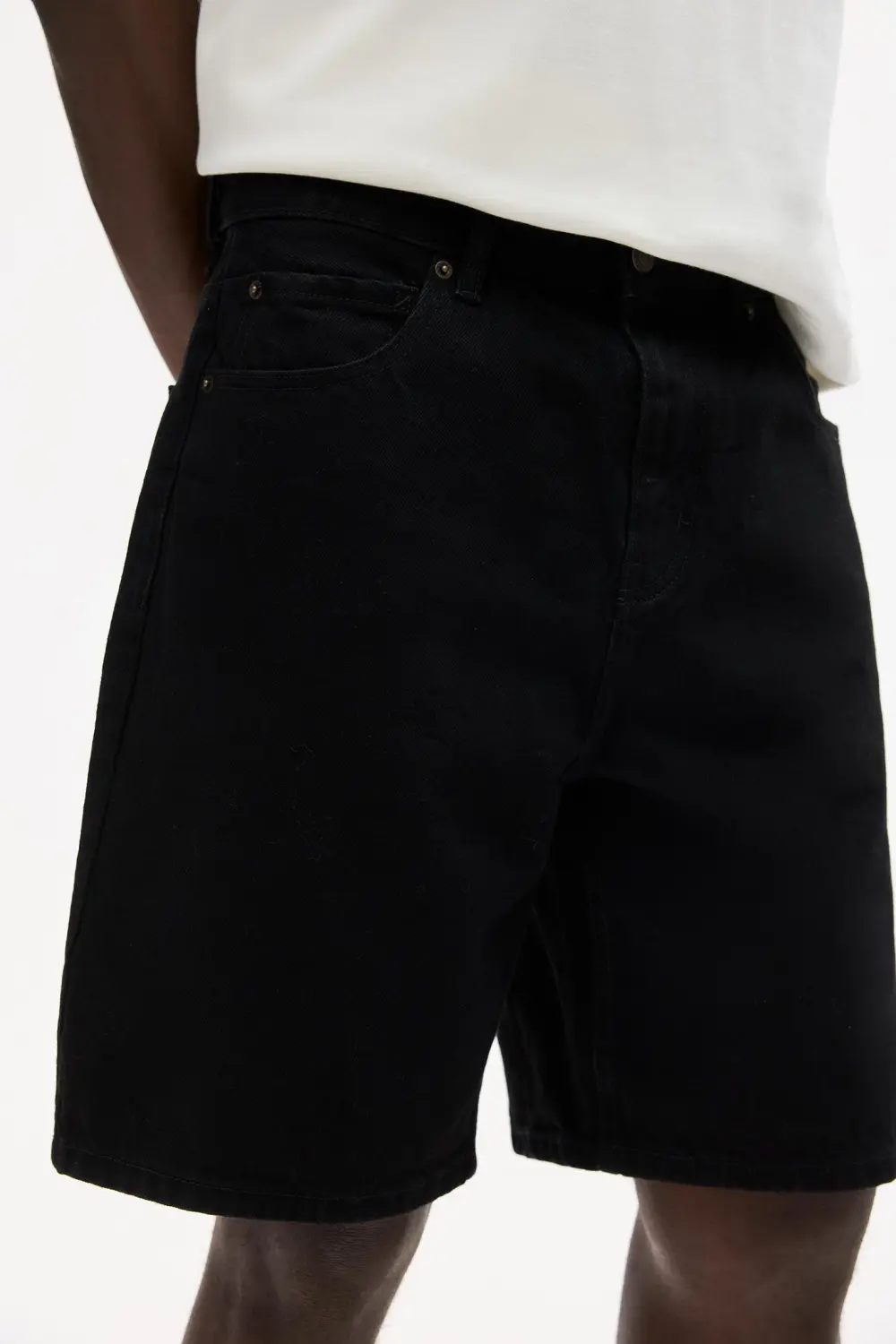 Standard denim Bermuda shorts