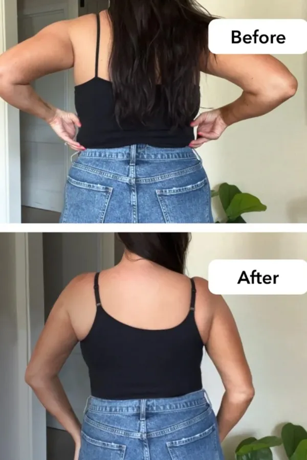 Essential Black Adjustable Scoop Neck Wrap Cami