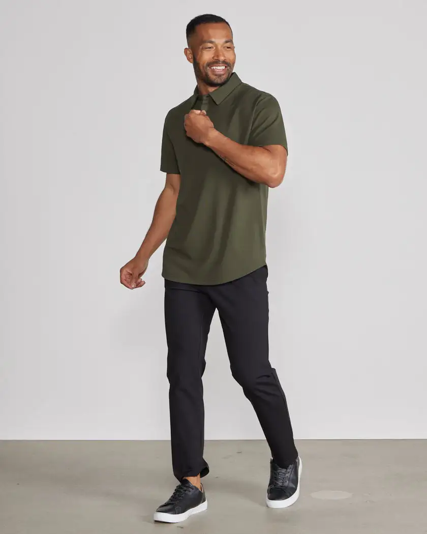 Lux Short Sleeve Polo - Concealed
