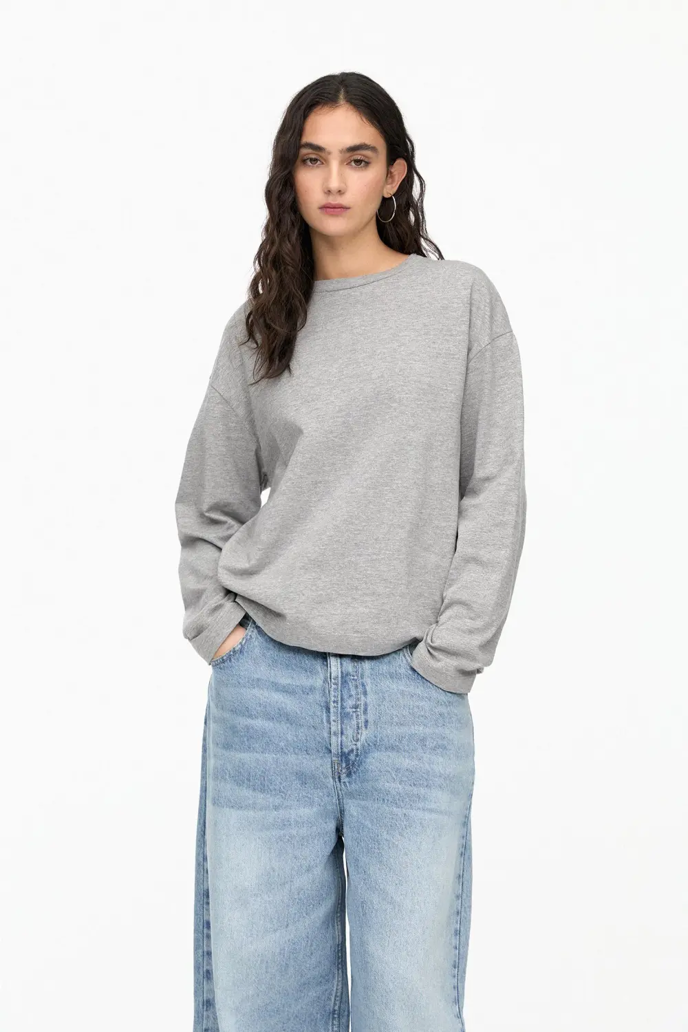 Camiseta manga larga oversize