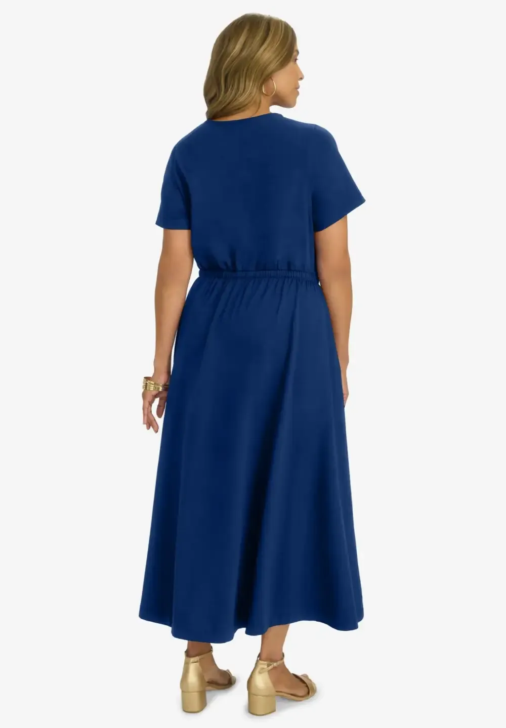 Drawstring Maxi Dress