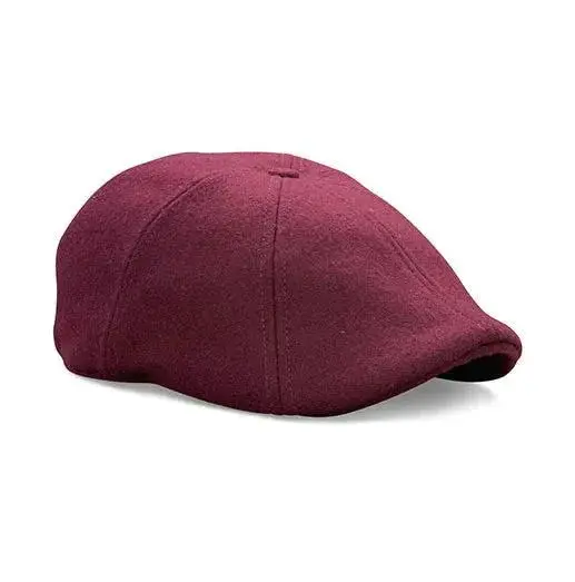 The Christmas Peaky Boston Scally Cap - Crimson
