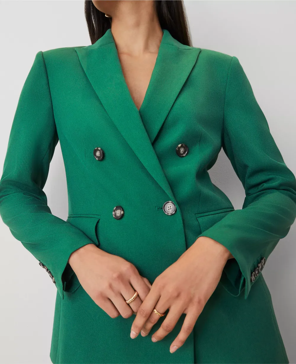 The Tailored Blazer in Textured Drape