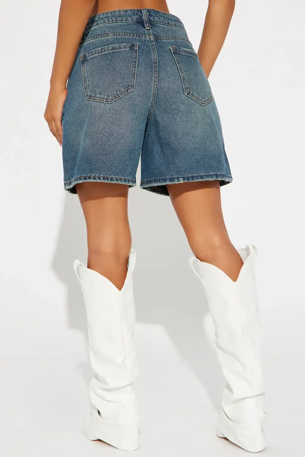 So Iconic Tinted Denim Shorts - Medium Wash