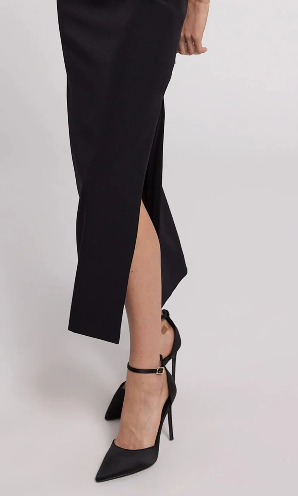 Shonna Lace Combo Crepe Dress
