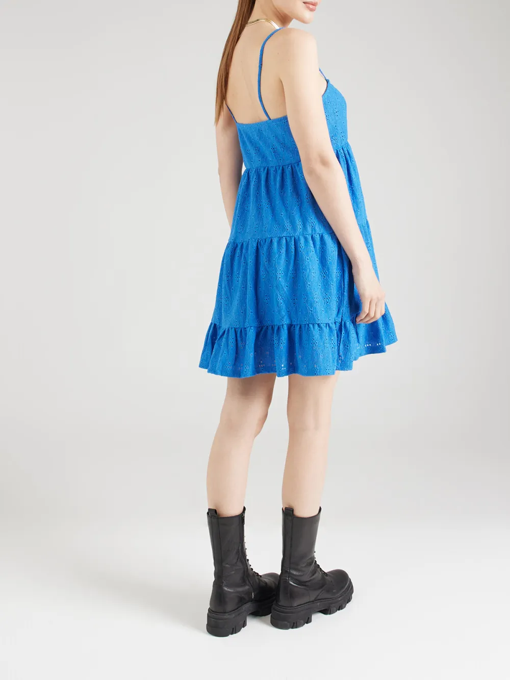 Plain Colored Casual Style Sleeveless Dress