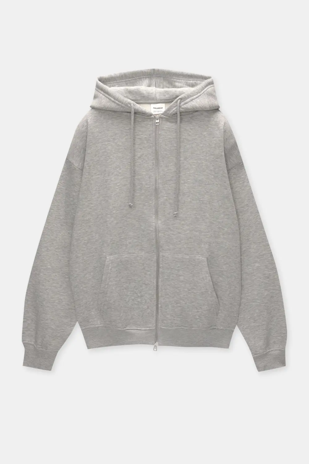 Sudadera oversize capucha cremallera