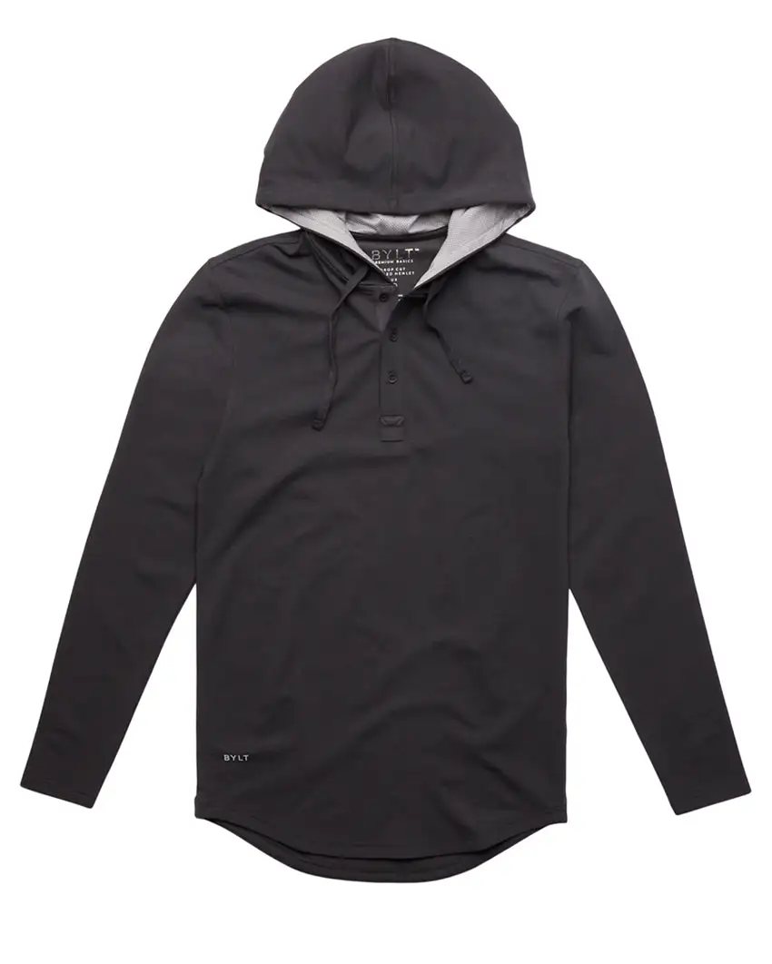 Drop-Cut: Lux Hooded Henley