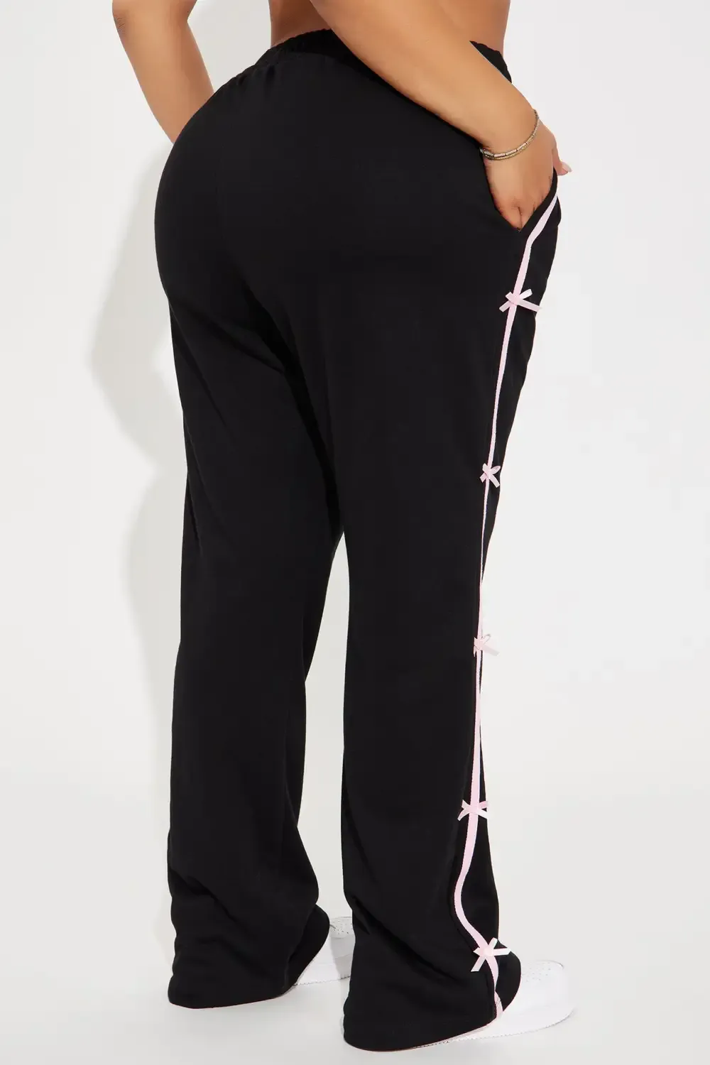 Pretty In Bows Track Pant - Black/combo