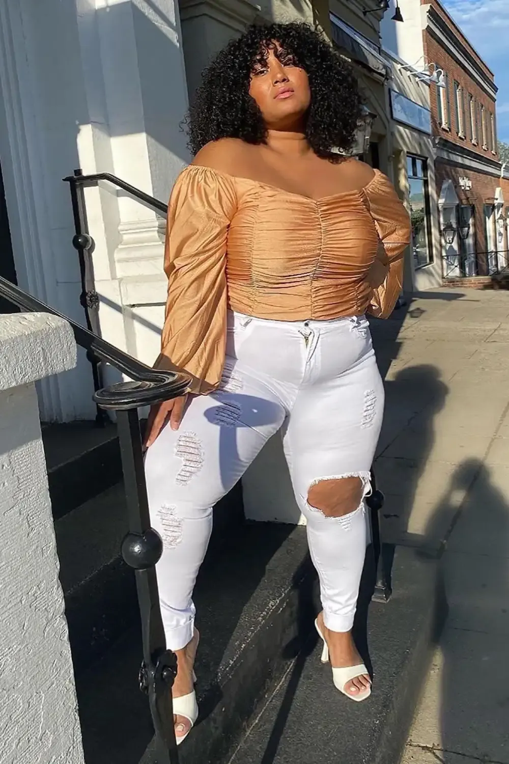 Glistening Jeans - White