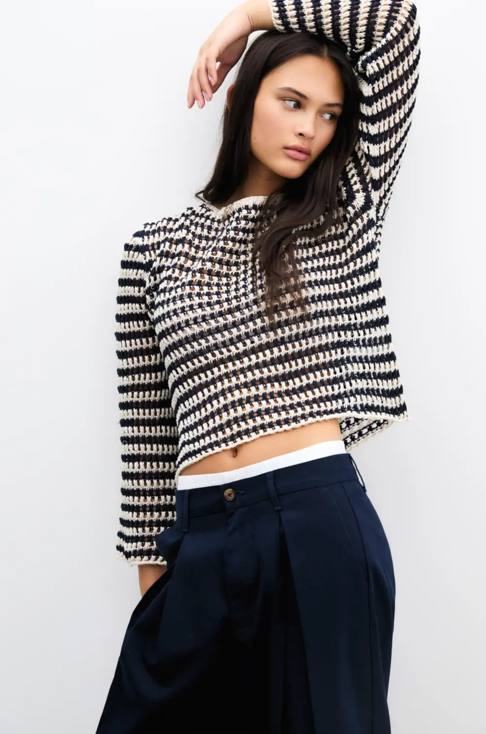Jersey rayas crochet