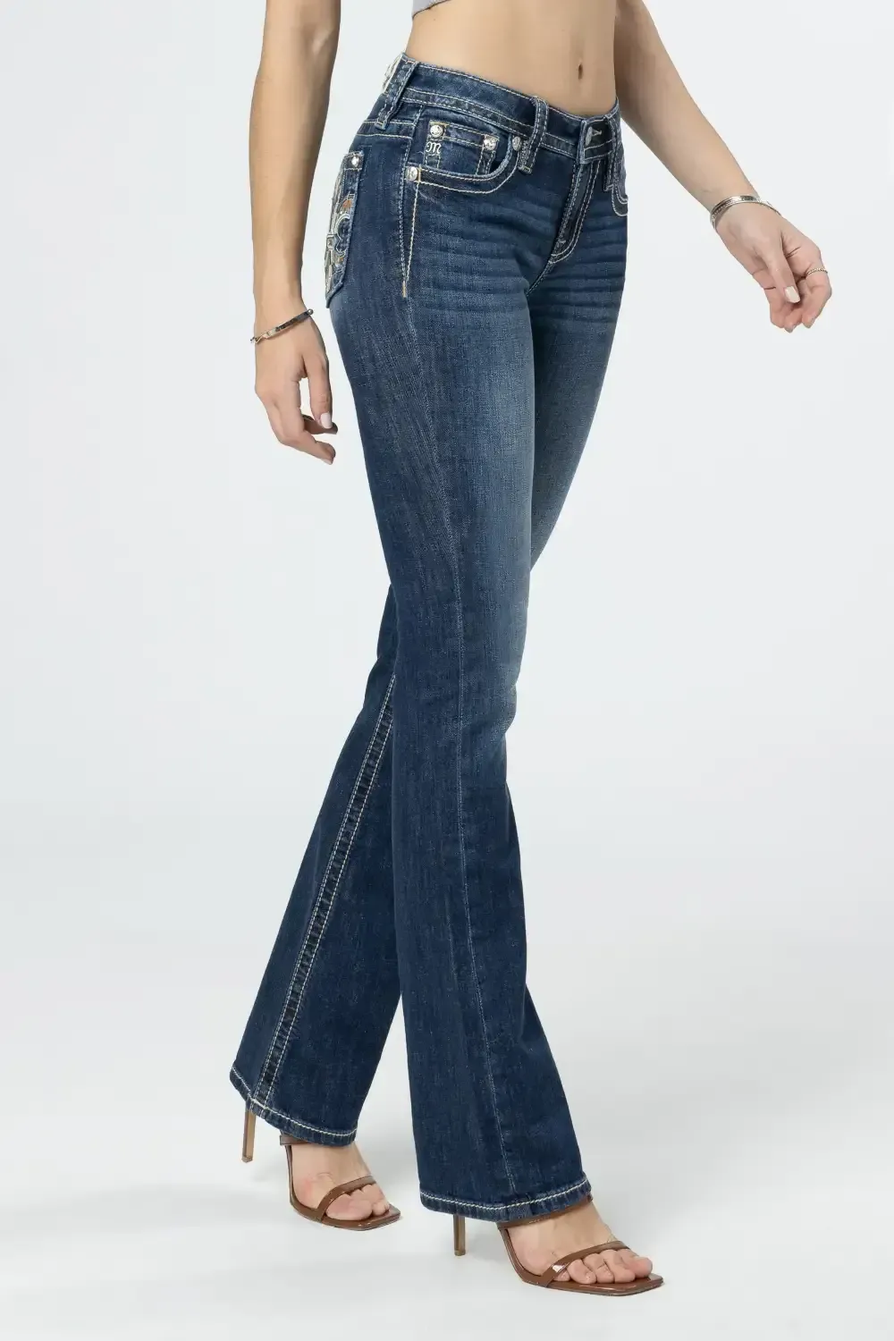 Autumn Mosaic Fleur Bootcut Jeans