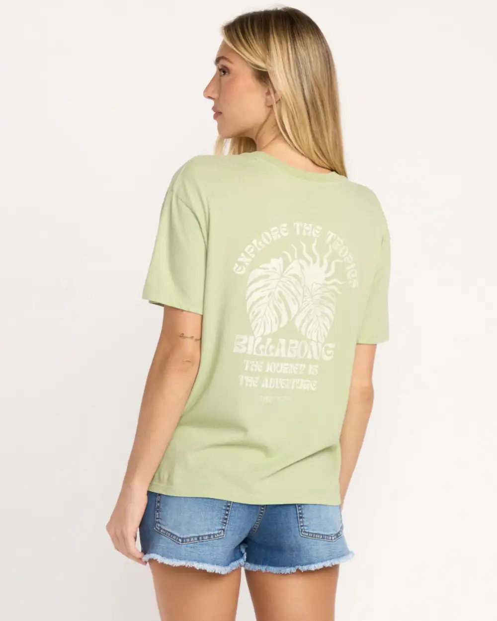 Paradise Calling Tee - Pistachio