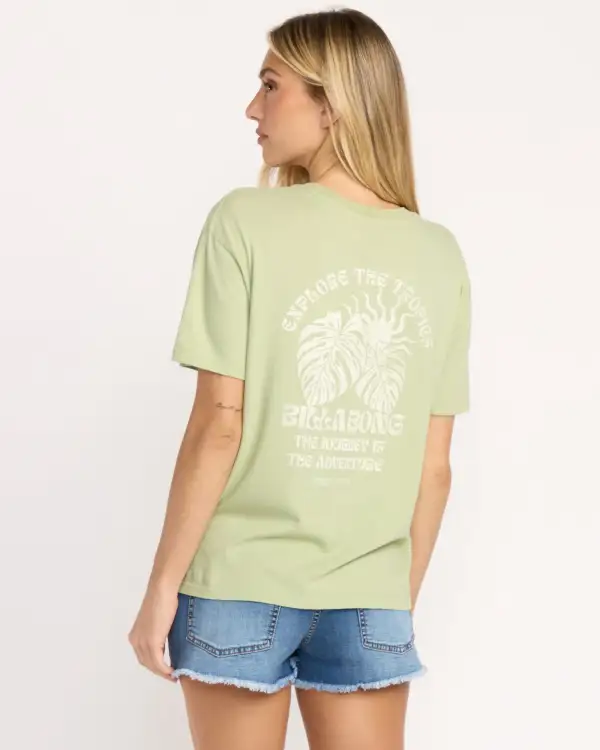 Paradise Calling Tee - Pistachio