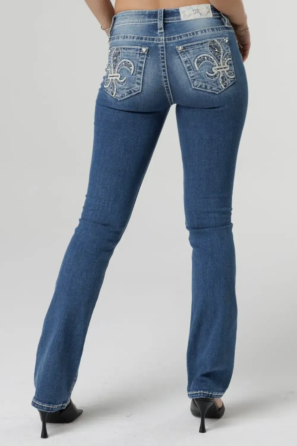 Vernal Fleur De Lis Bootcut Jeans