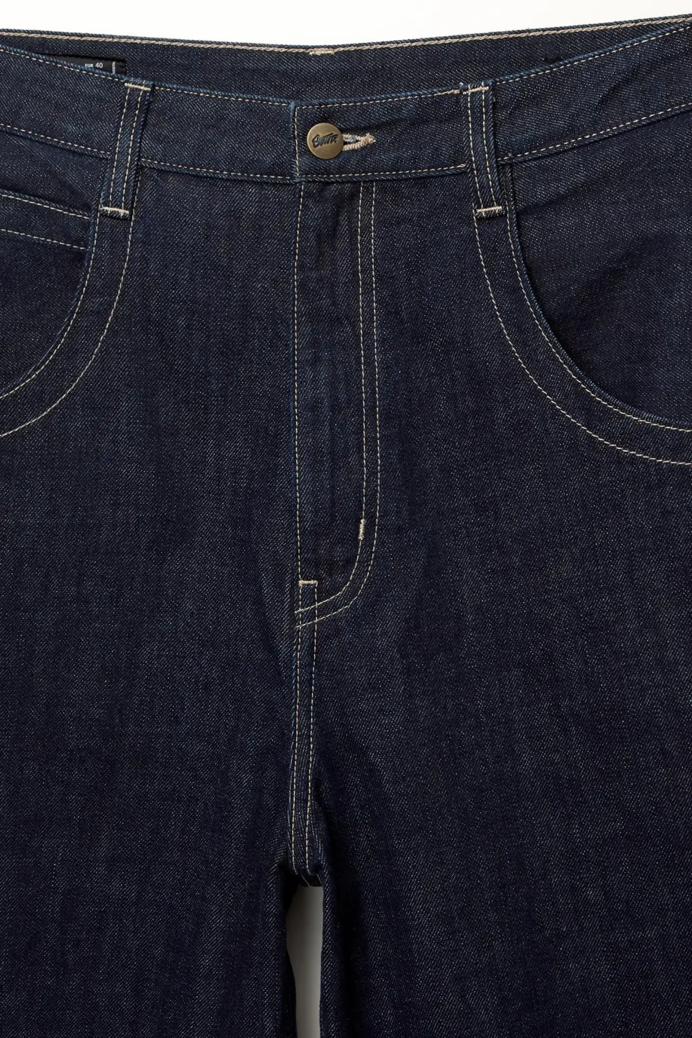 Super baggy STWD denim Bermuda shorts