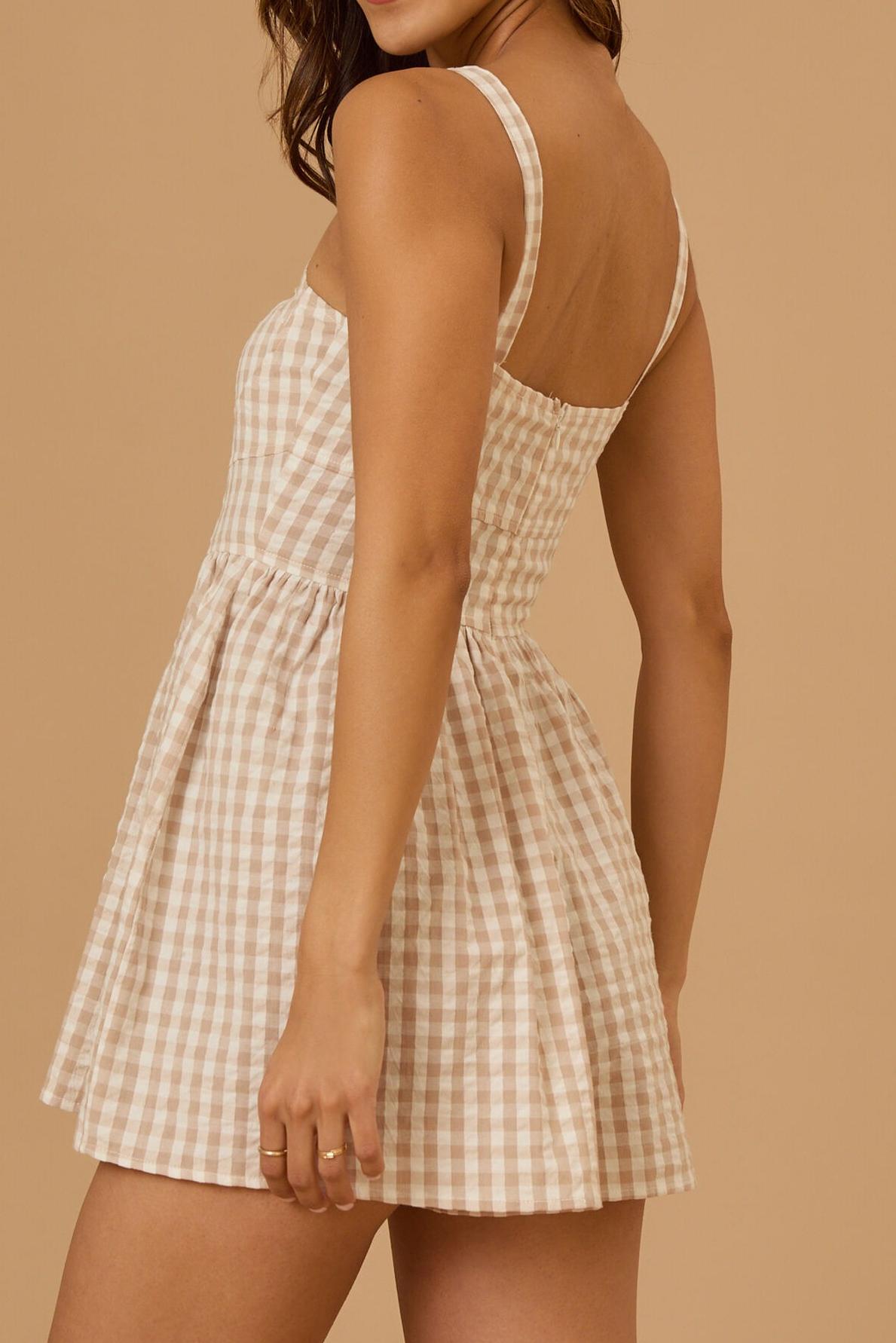 Gingham Romper