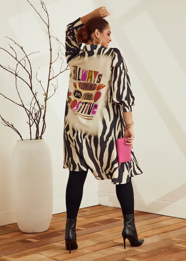 Natural Zebra Brighter Days Dress