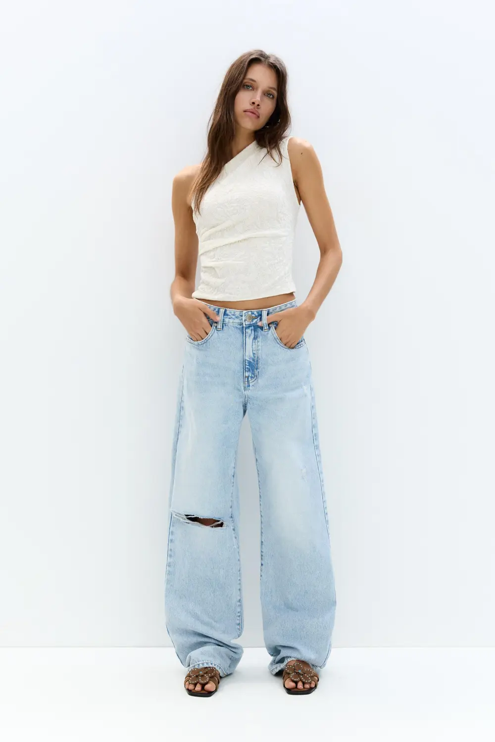 Textured asymmetric top