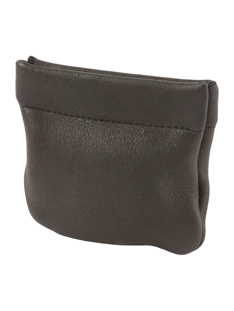 Leather Squeeze Coin Purse