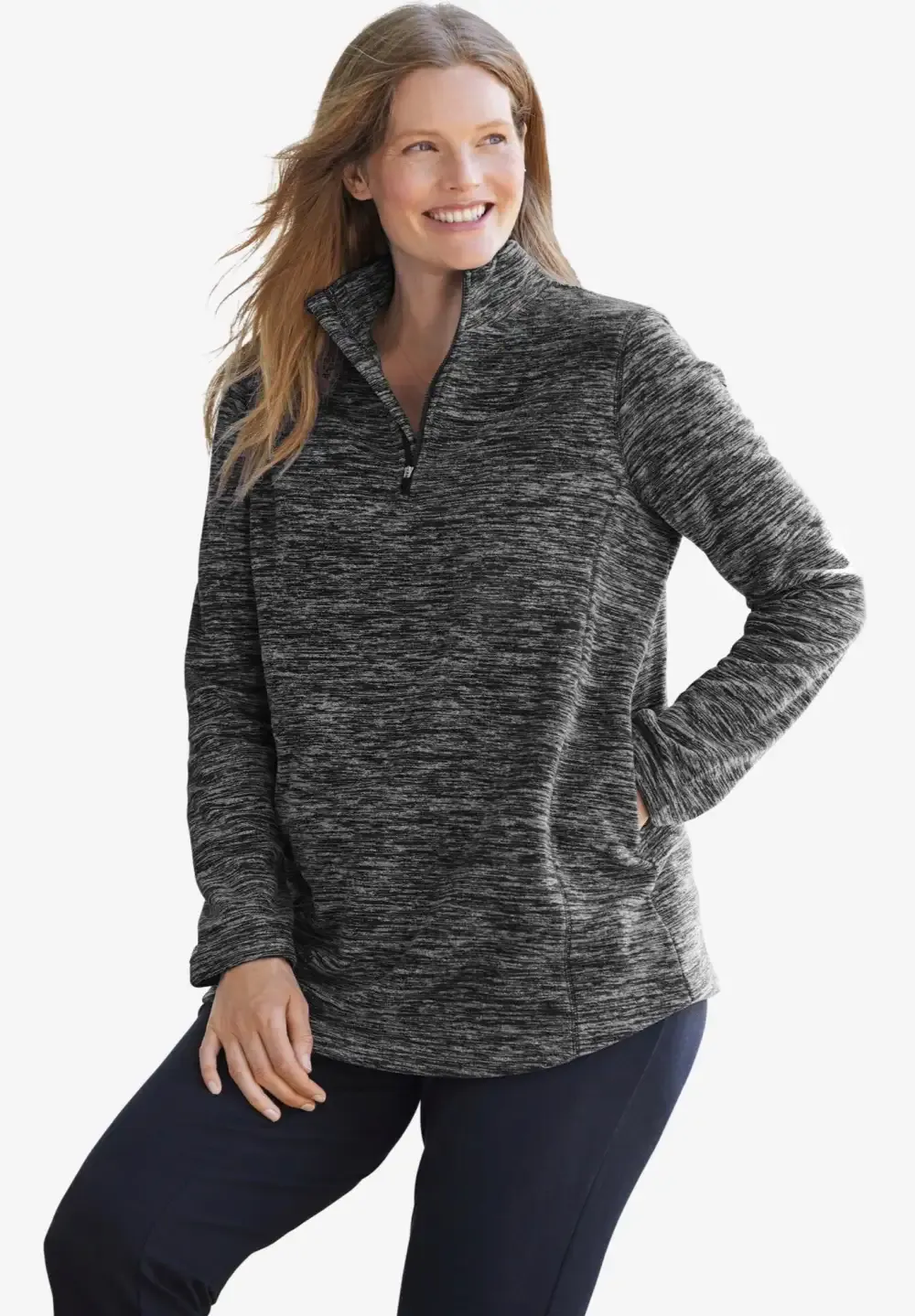 Microfleece Quarter-Zip Pullover