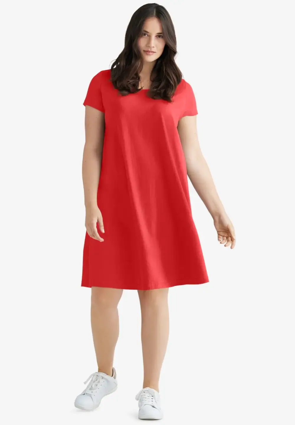 A-Line Knit Tee Dress