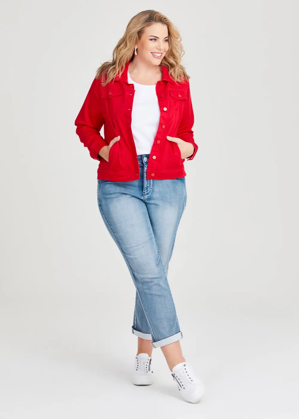 Coloured Classic Denim Jacket