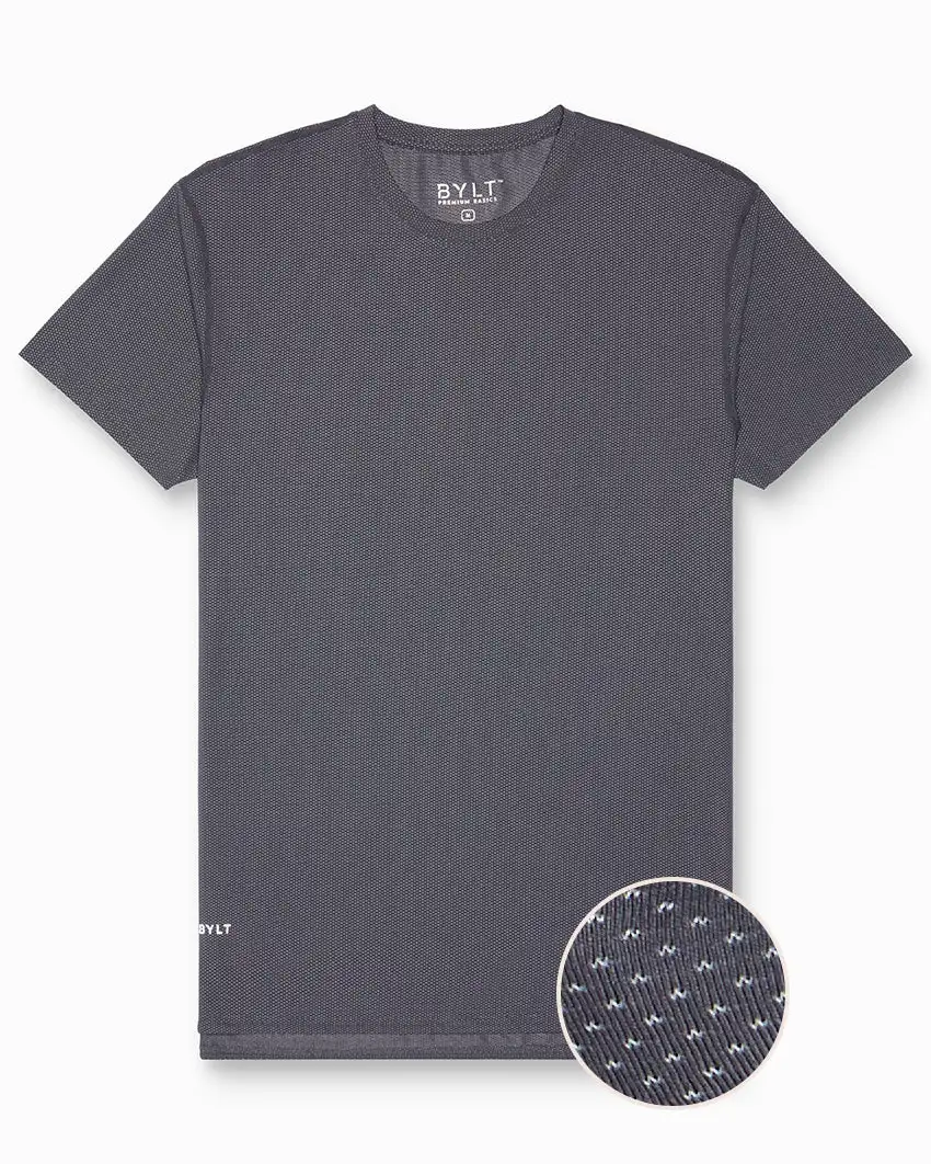 Pulse Short Sleeve Split Hem