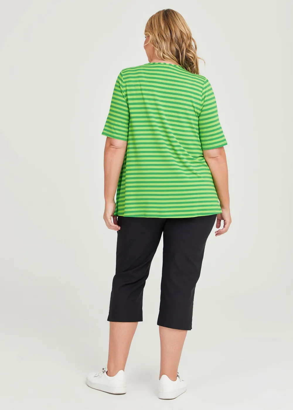 Natural Stripe Essential T-Shirt
