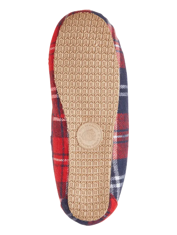 Women's Plaid Cabin Moccasins