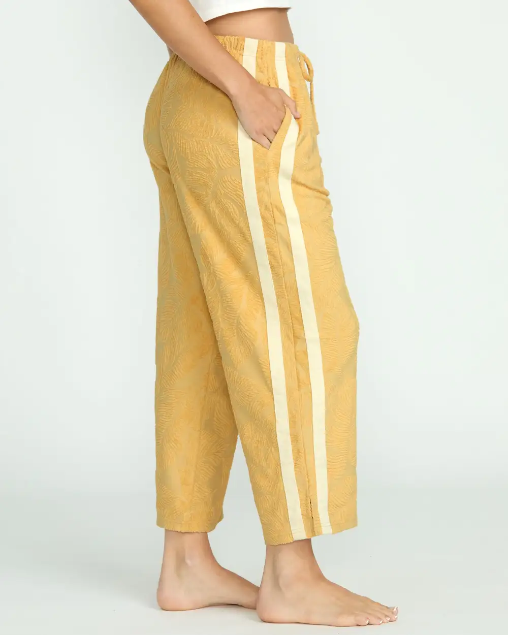 Sun Palm Terry Pants - Gold Coast