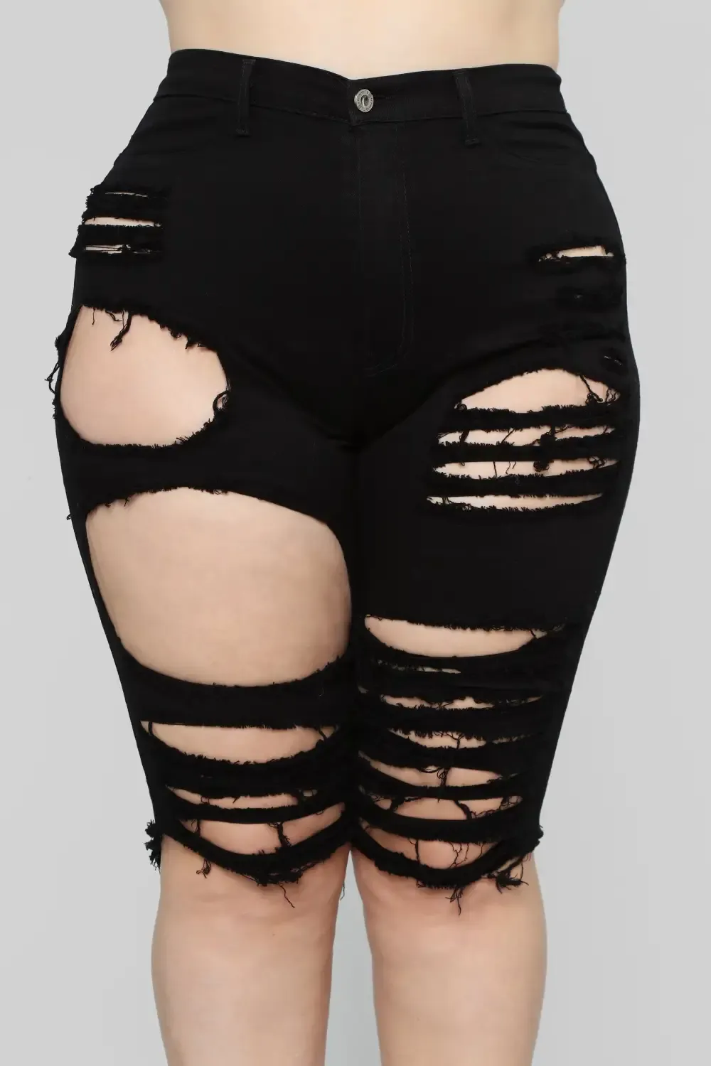 Taking The High Road Bermuda Shorts - Black