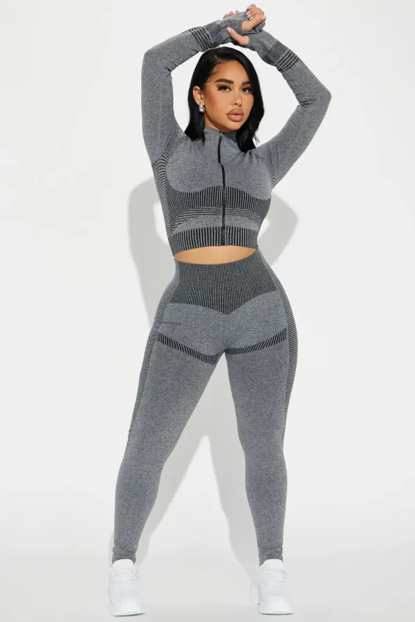 Pump Infinity Seamless Shaping Active Jacket - Heather Grey