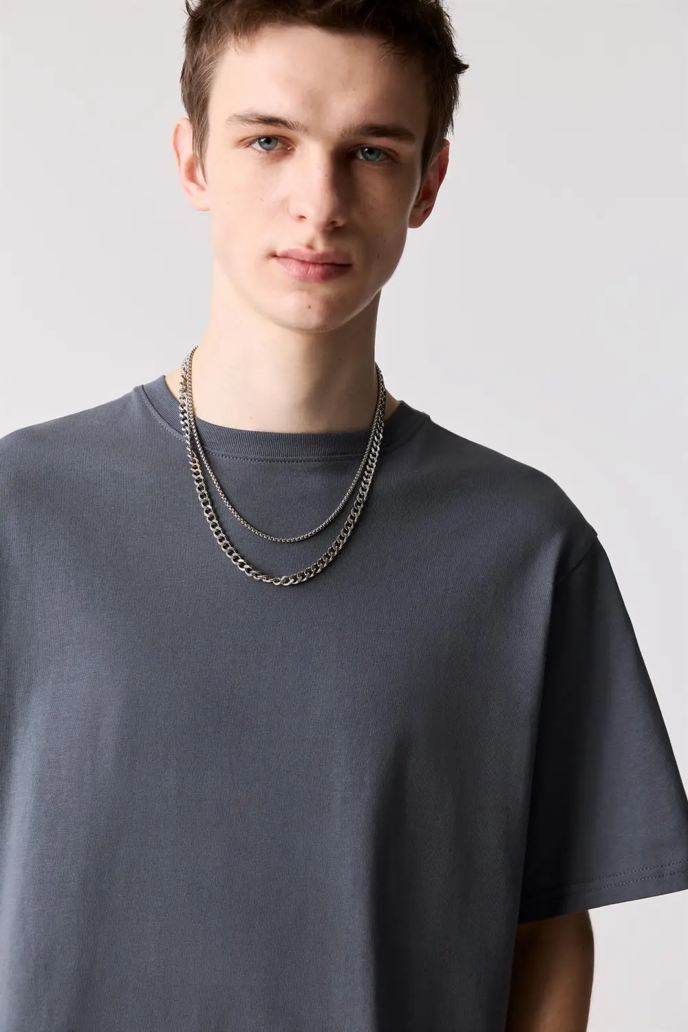 Basic short sleeve cotton T-shirt