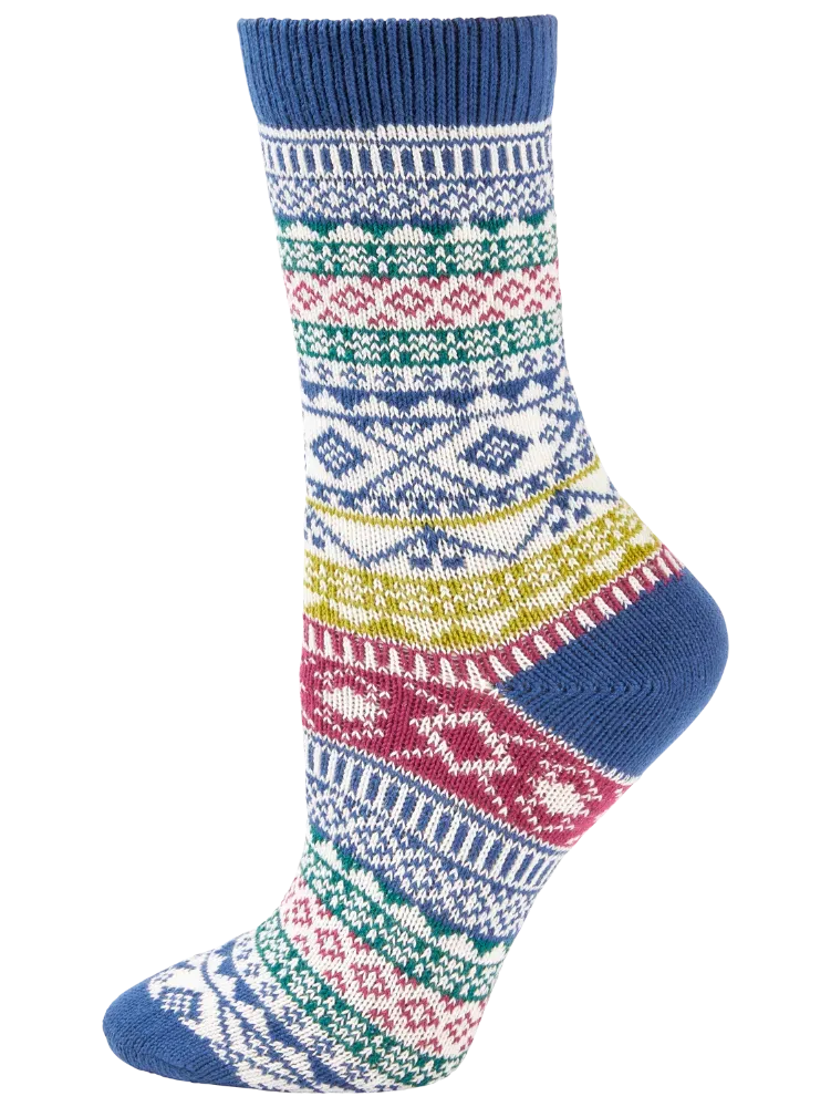 Women's Fair Isle Sock Trio Gift Set