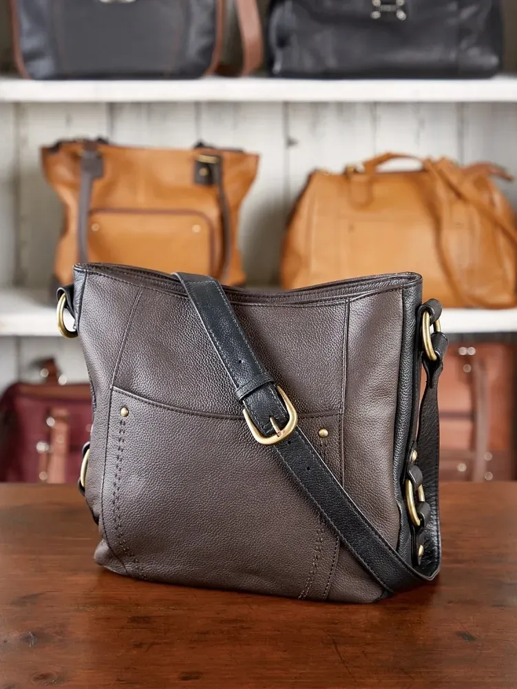 Ella Simone Manchester Leather Shoulder Bag