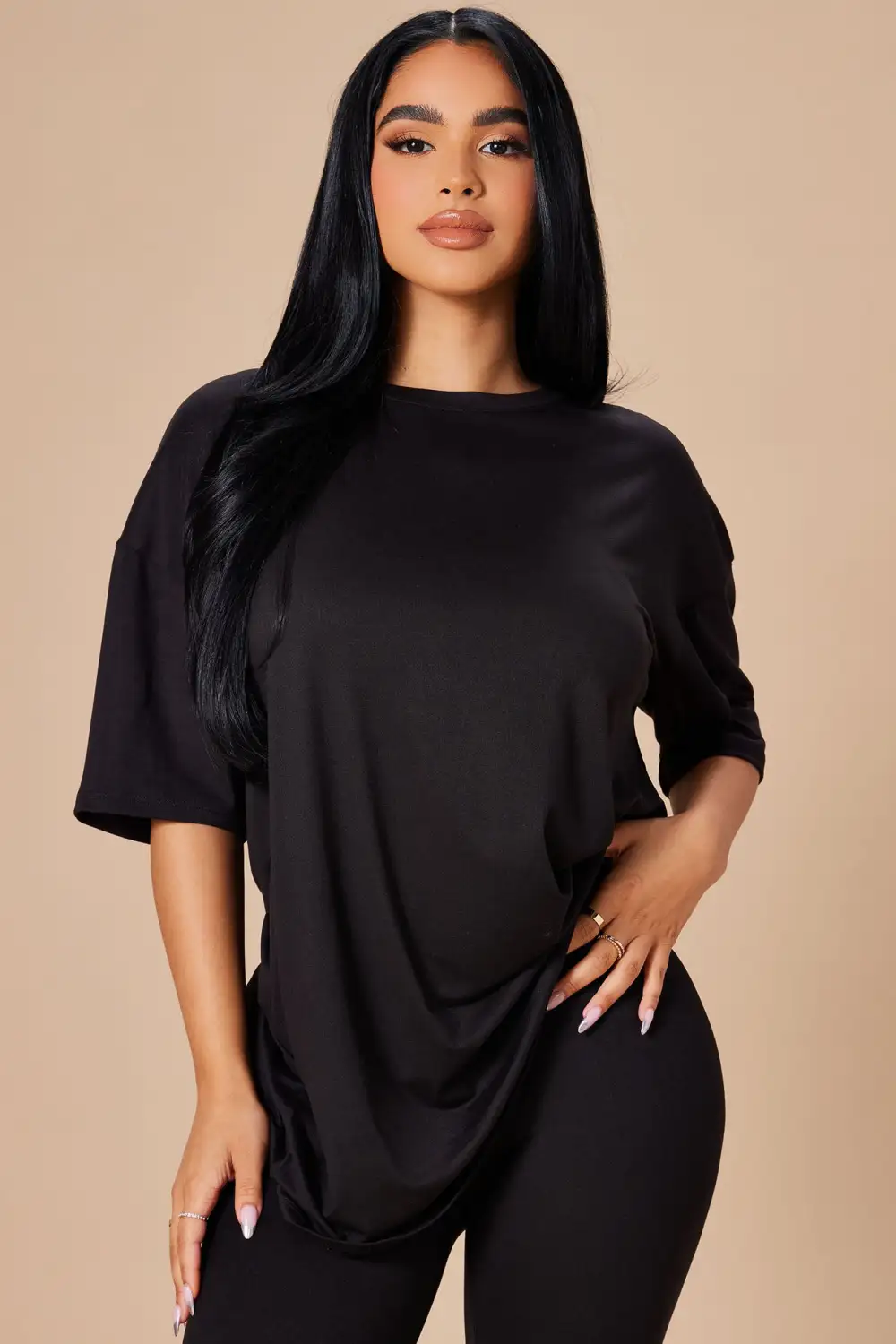 Weekend Vibes Legging Set - Black