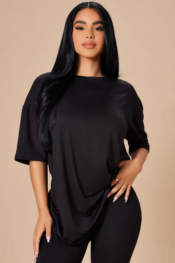 Weekend Vibes Legging Set - Black