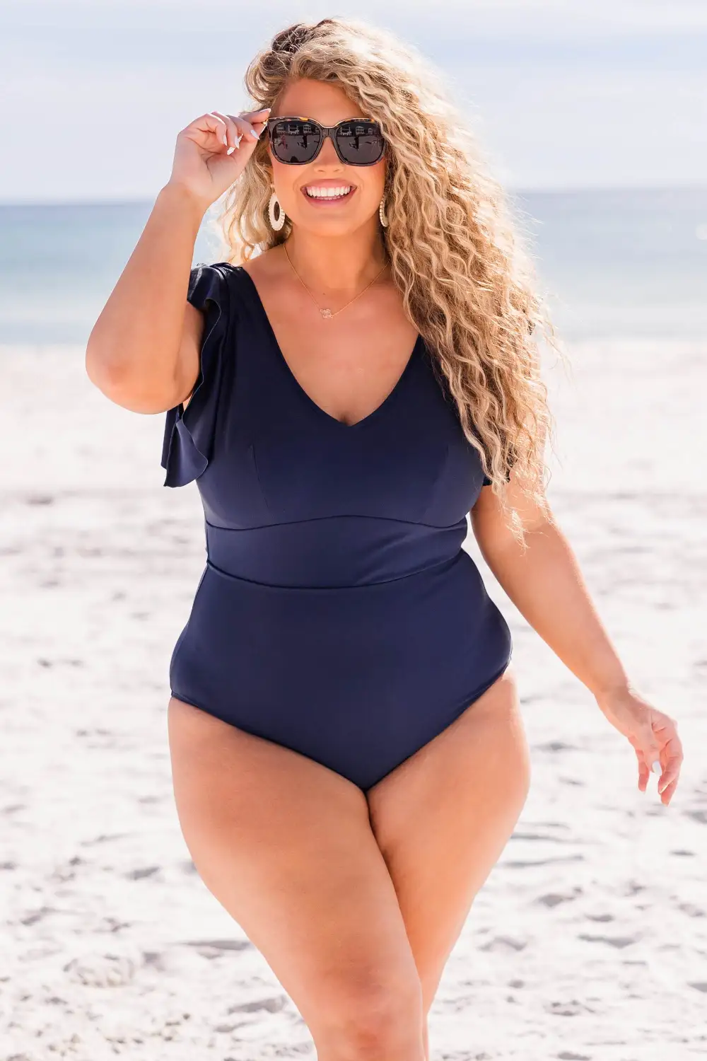 Spending My PTO Swimsuit, Navy