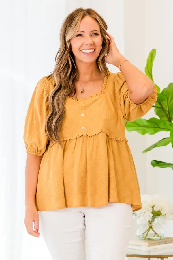 Bonfire Weekends Top, Honey