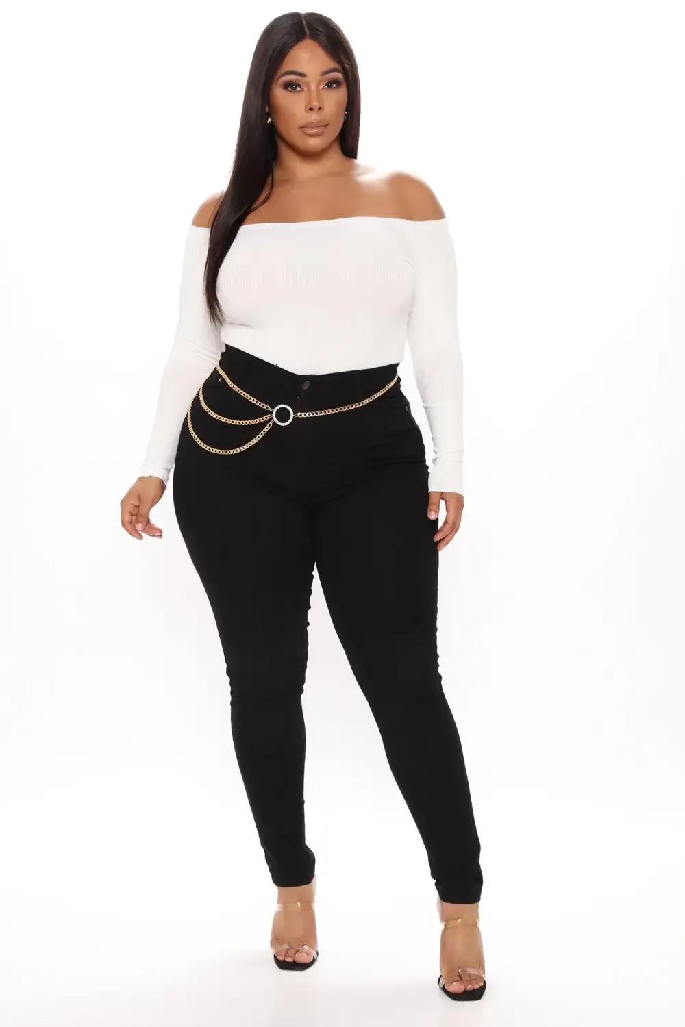 Heaven Sent Skinny Jeans - Black