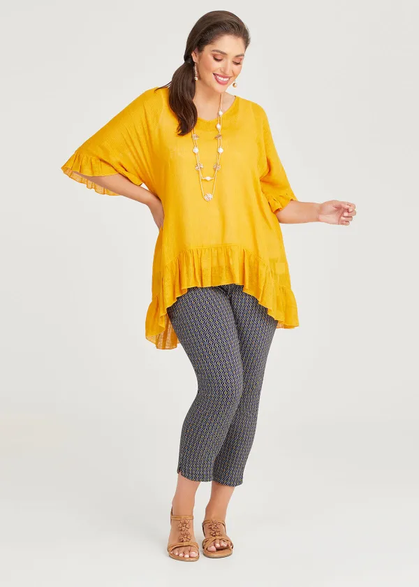 Linen Blend Willow Top