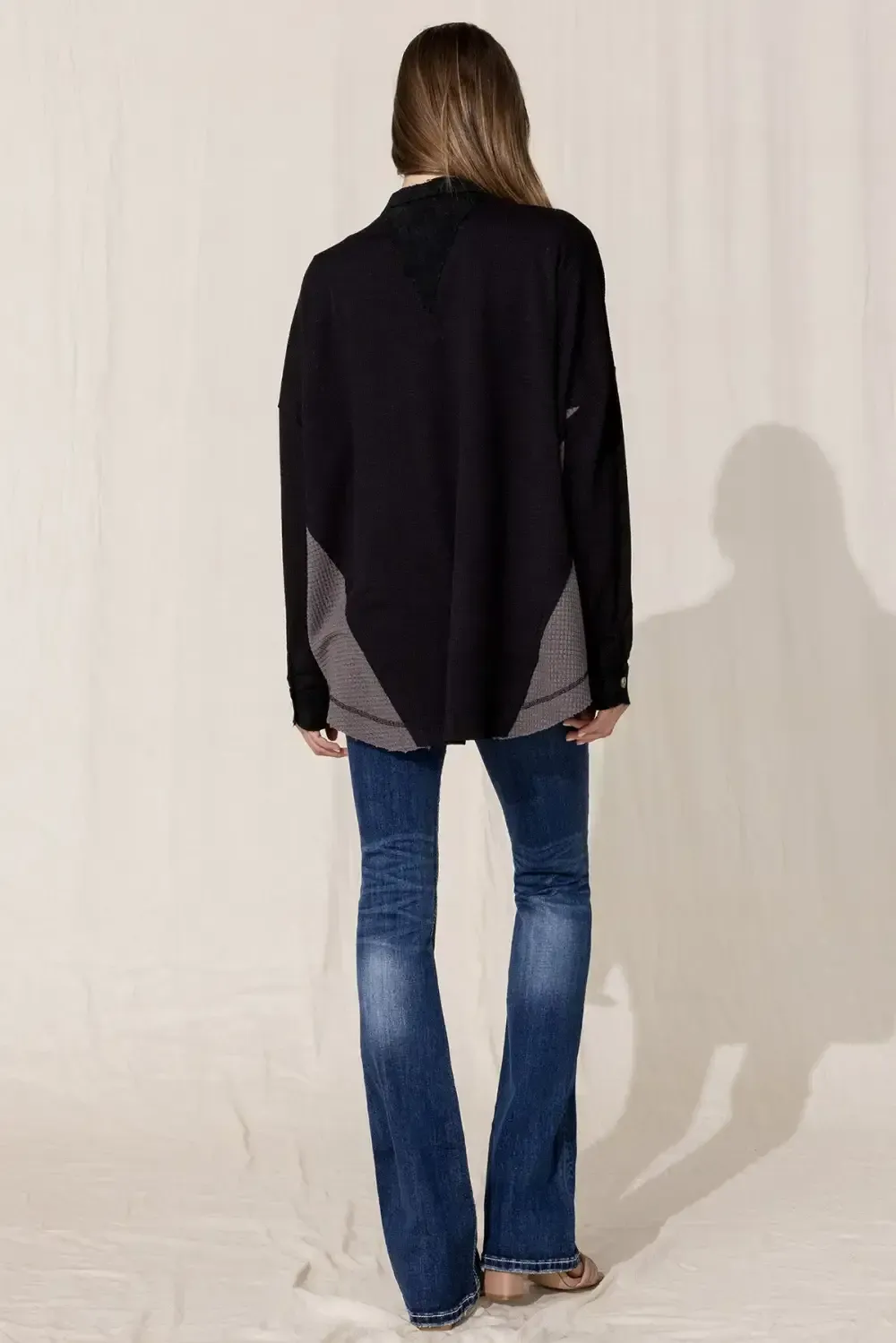 Knit Button Up Shirt