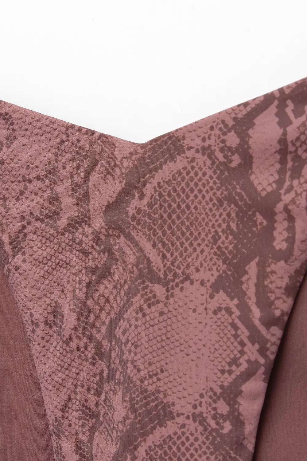 Snakeskin print bikini bottoms